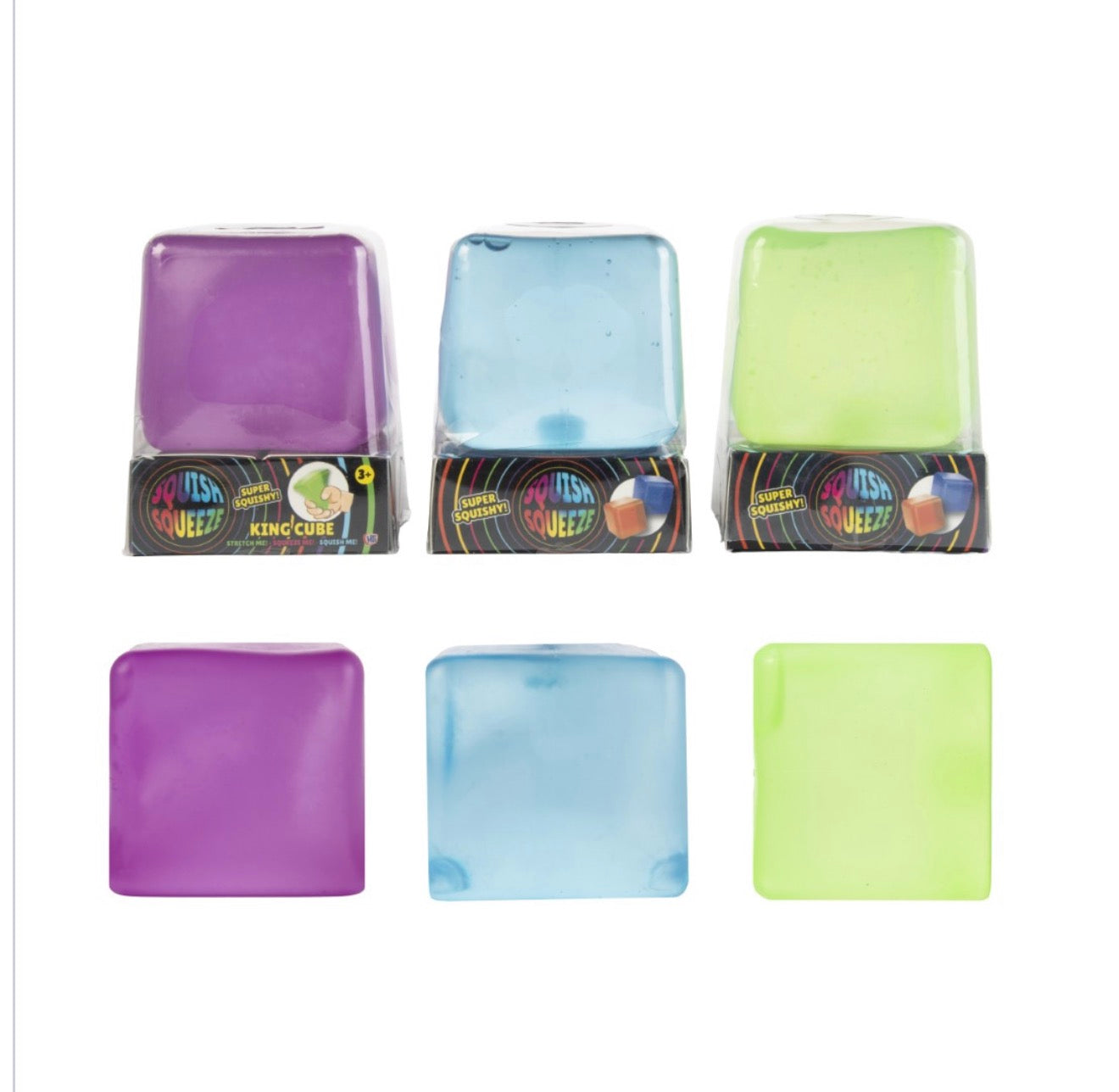 SQUISH SQUEEZE MEGA GIANT CUBE - Asst Colours