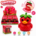 Jumbo Dough Filled Strawberry Squishy Duck