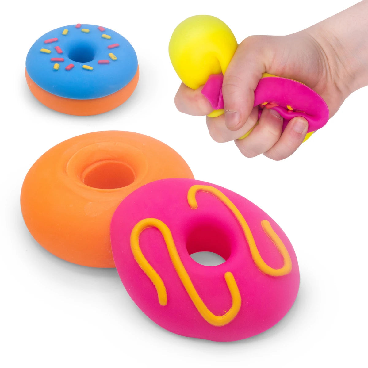 Scrunchems Squishy Donut Fidget Toy – Sensory Squeeze & Stress Relief